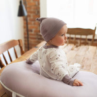 Bamboo nursing pillow - pebble