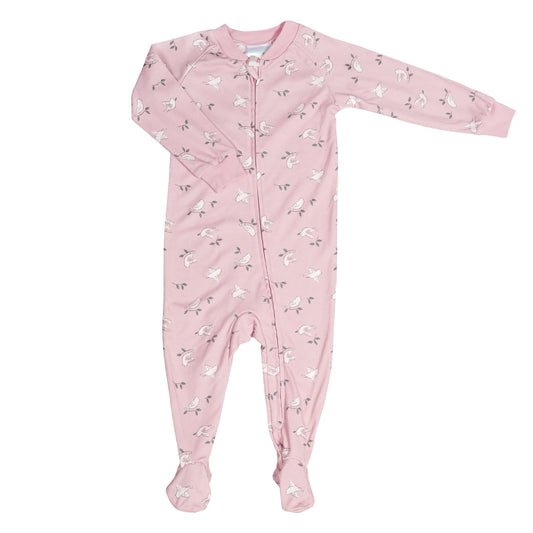 Pyjama pour bébé en bambou - Oiseaux