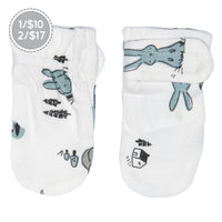 Newborn bamboo scratch mittens - Bunnies