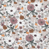 Drap contour en bambou - Jardin Floral