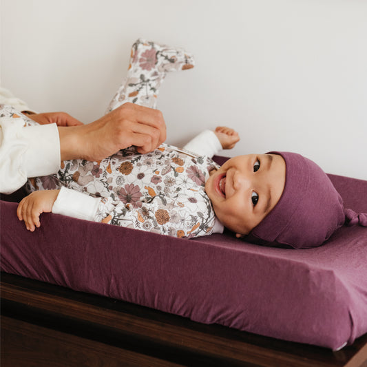 Bamboo baby sleeper - Floral Patch