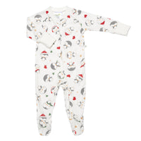 Bamboo baby sleeper - Xmas Penguins