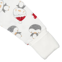 Bamboo baby sleeper - Xmas Penguins