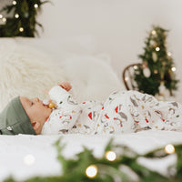 Bamboo baby sleeper - Xmas Penguins