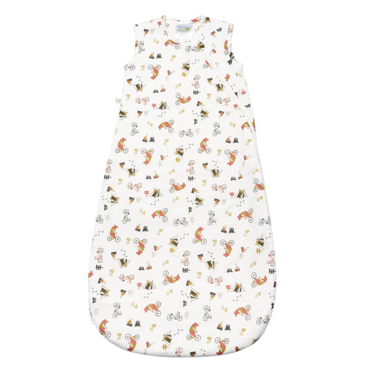 Quilted bamboo sleep bag - Bears (1.0 tog)