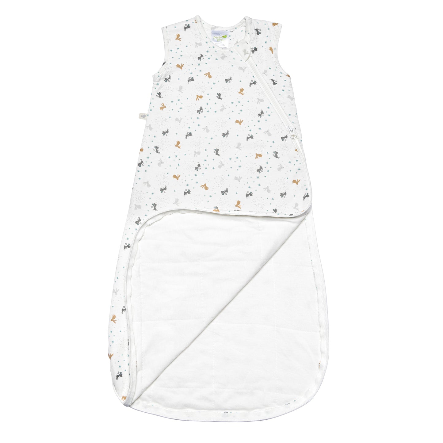 Quilted bamboo sleep bag - Mice (2.5 togs)