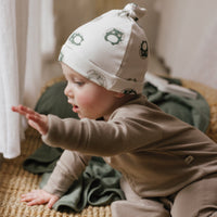 Newborn bamboo knotted hat - Porcupines