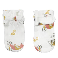 Newborn bamboo scratch mittens - Bears