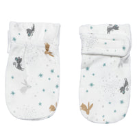 Newborn bamboo scratch mittens - Mice