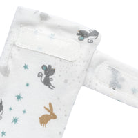 Newborn bamboo scratch mittens - Mice