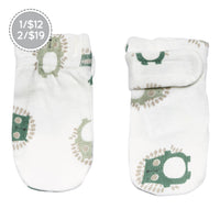 Newborn bamboo scratch mittens - Porcupines