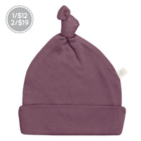 Newborn bamboo knotted hat - Porto