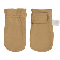 Newborn bamboo scratch mittens - Honey