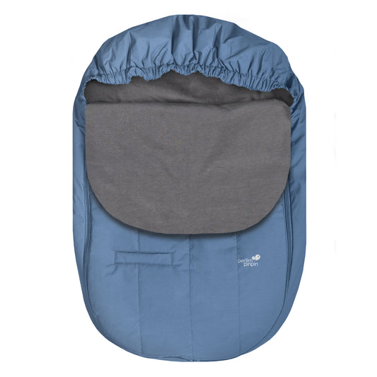 Infant mid-season bunting bag - Medium Blue