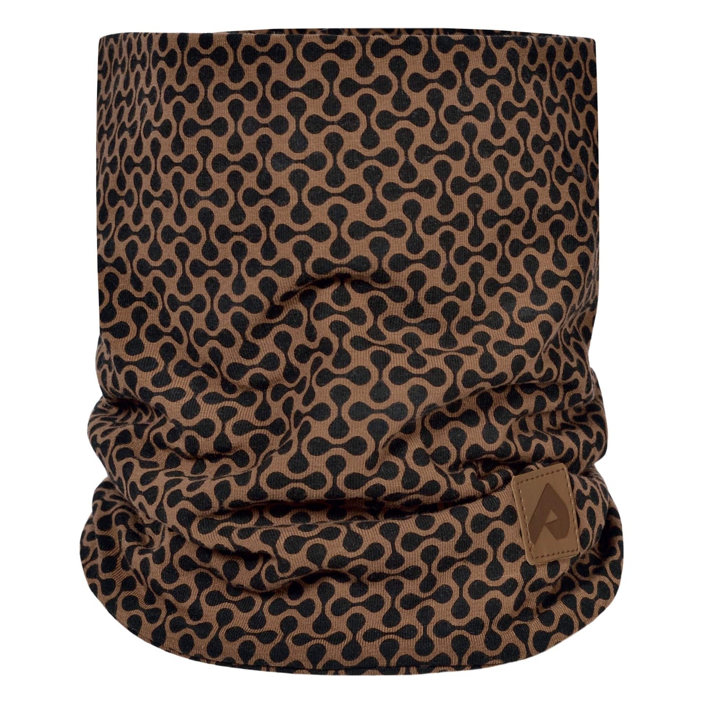 Cotton jersey neck warmer - Toffee Drops