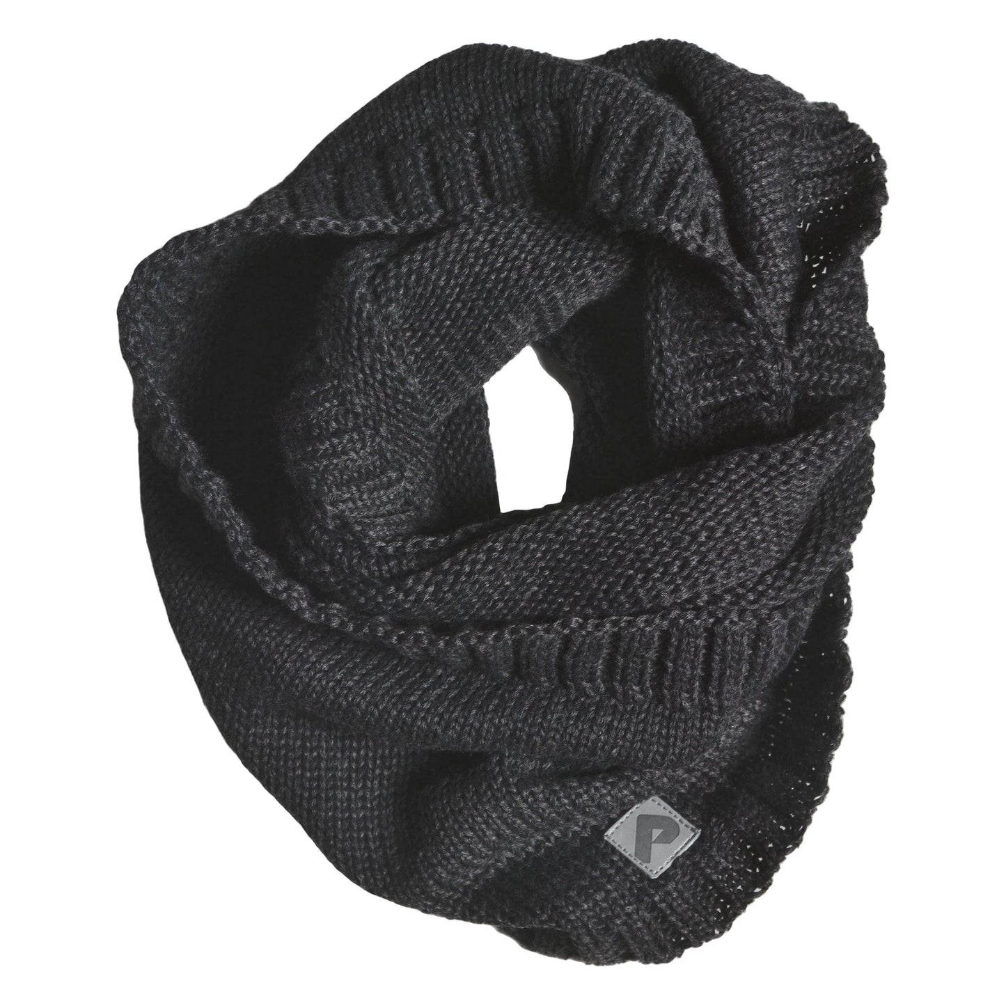Knitted infinity scarf - Charbon
