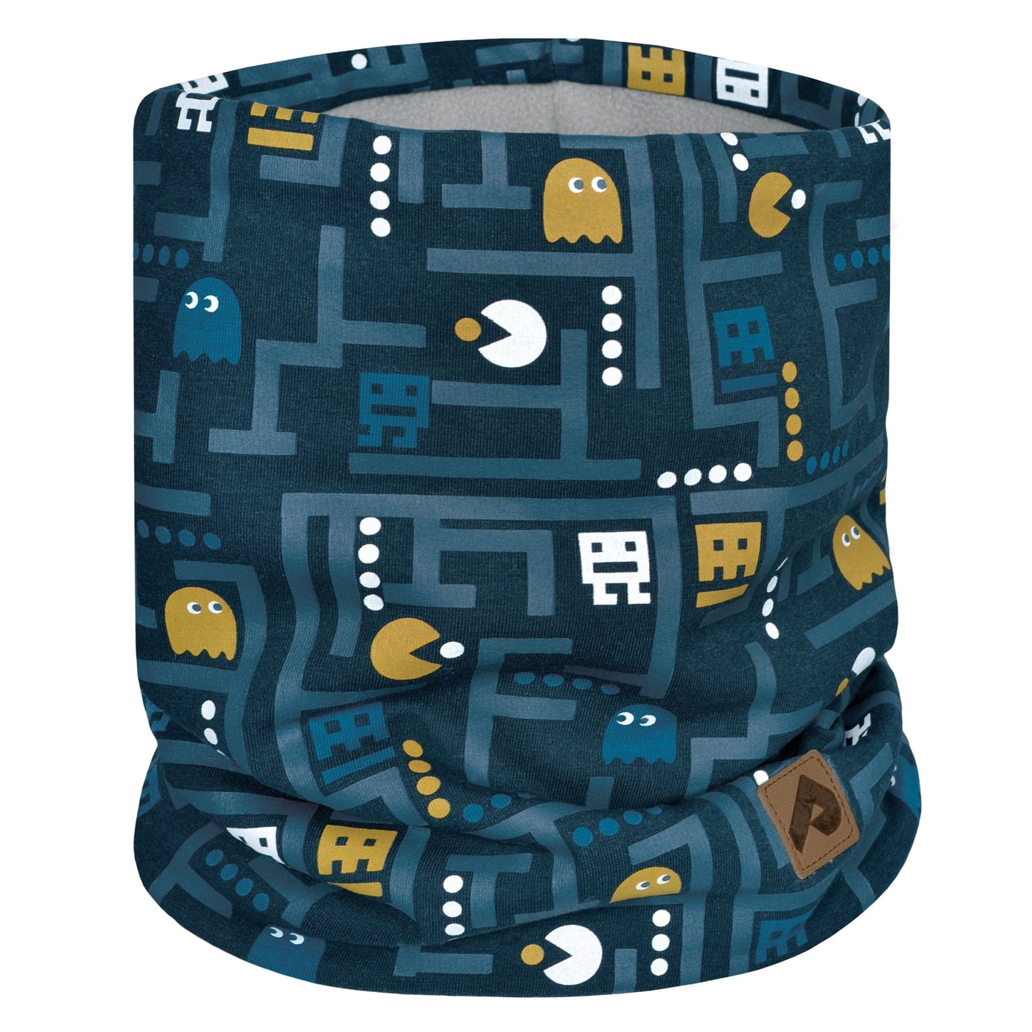 Cotton neck warmer with fleece lining - Videogame