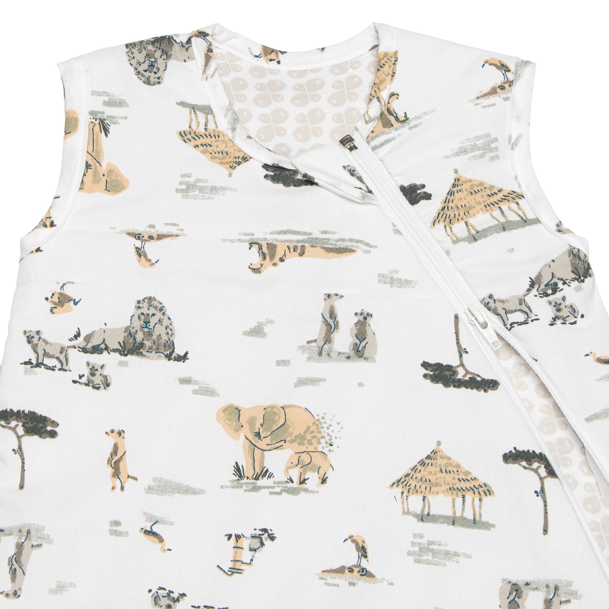 Woven cotton sleep sack - Safari (2.0 togs)