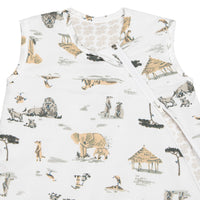 Woven cotton sleep sack - Safari (2.0 togs)