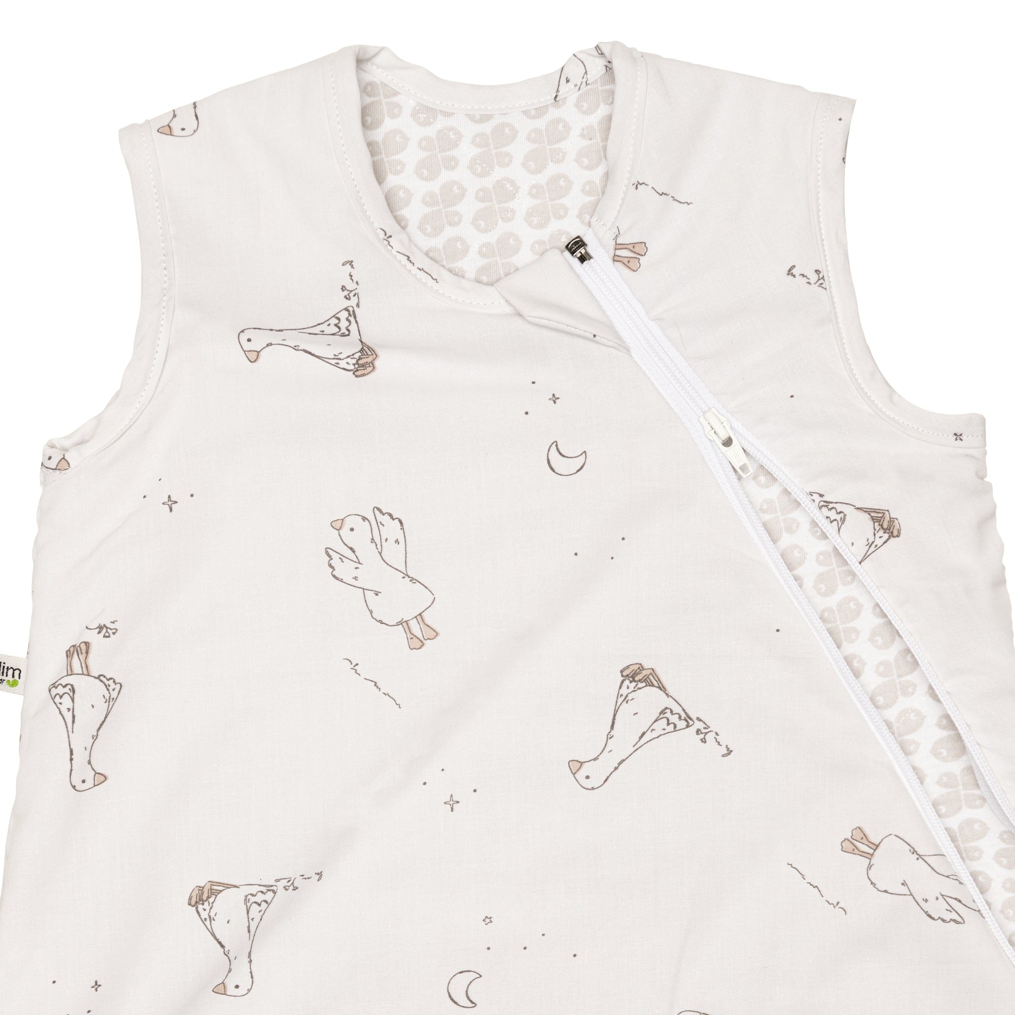 Sac de nuit coton tissé - Petites Oies (2 tog)