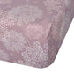 Crib fitted sheet - Plum dandelions