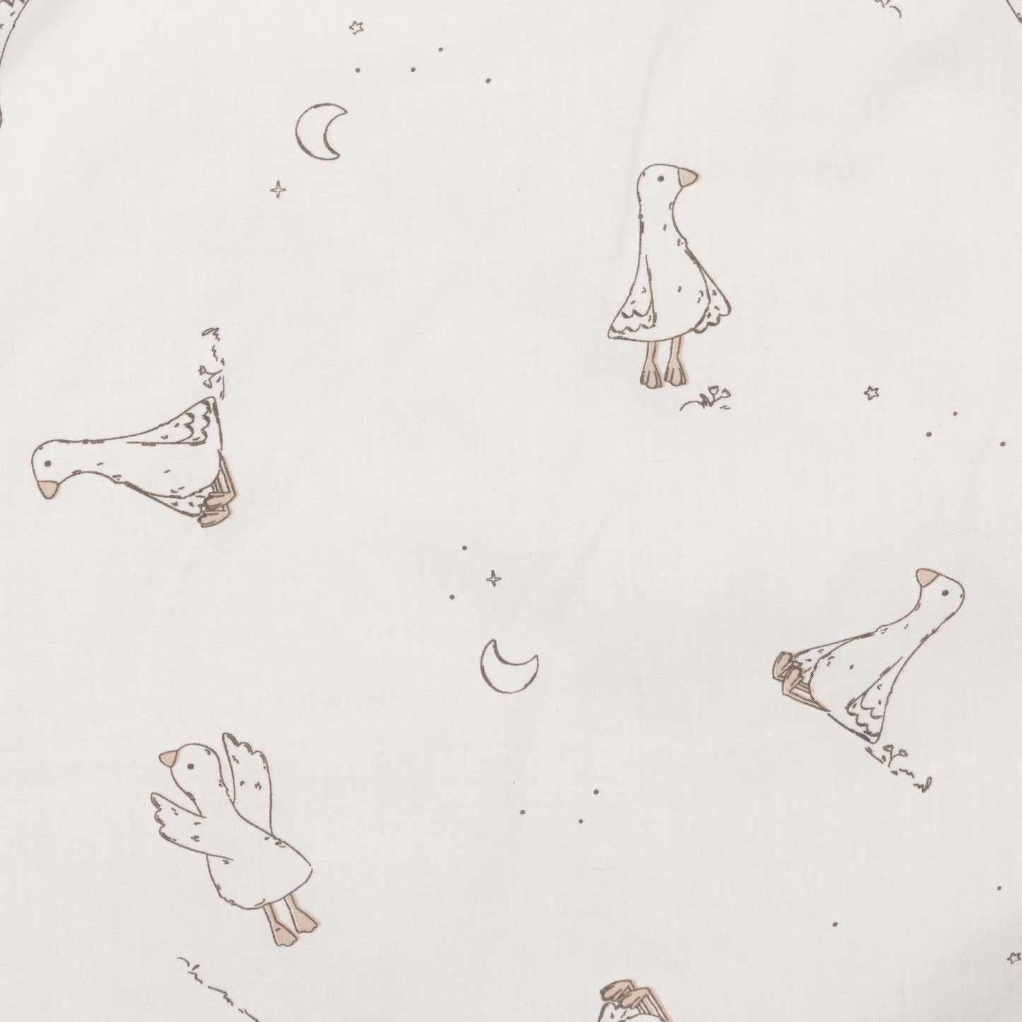 Crib fitted sheet - Goose
