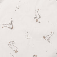 Crib flat sheet - Goose