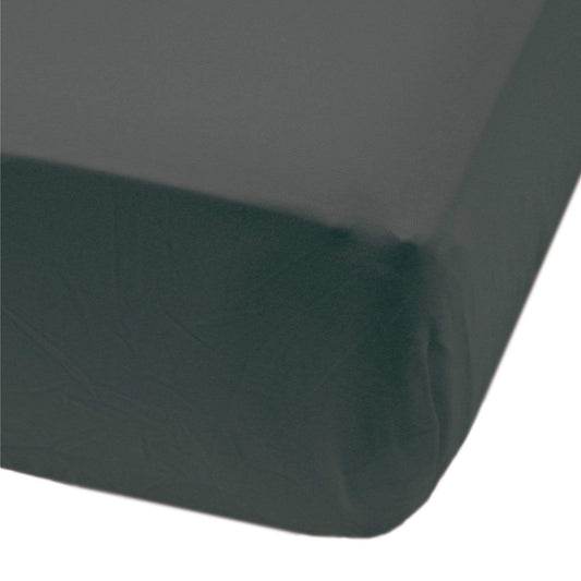 Crib fitted sheet - Charcoal