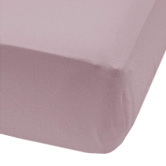 Crib flat sheet - Plum