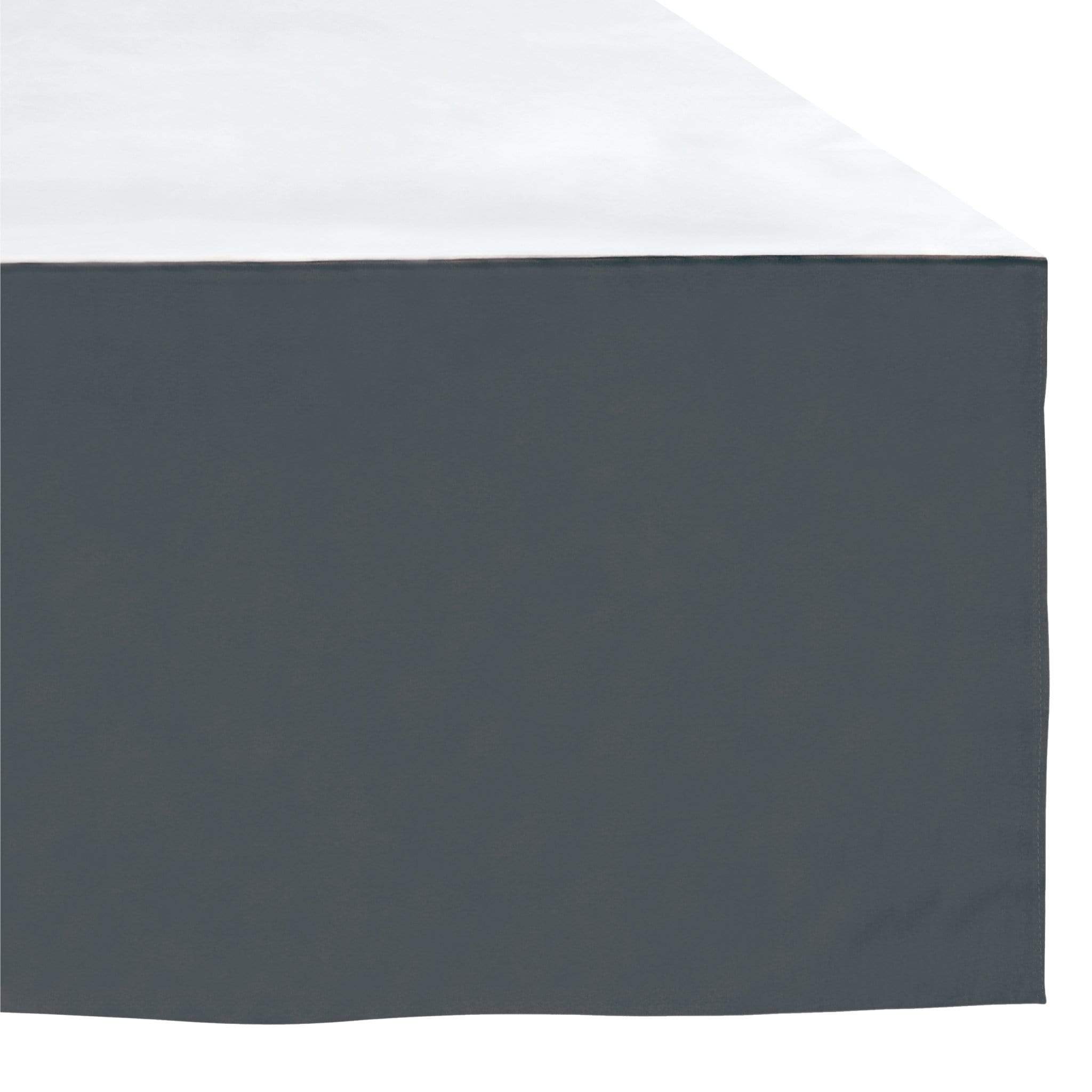 Crib bed skirt charcoal Perlimpinpin