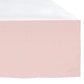 Crib bed skirt - pink