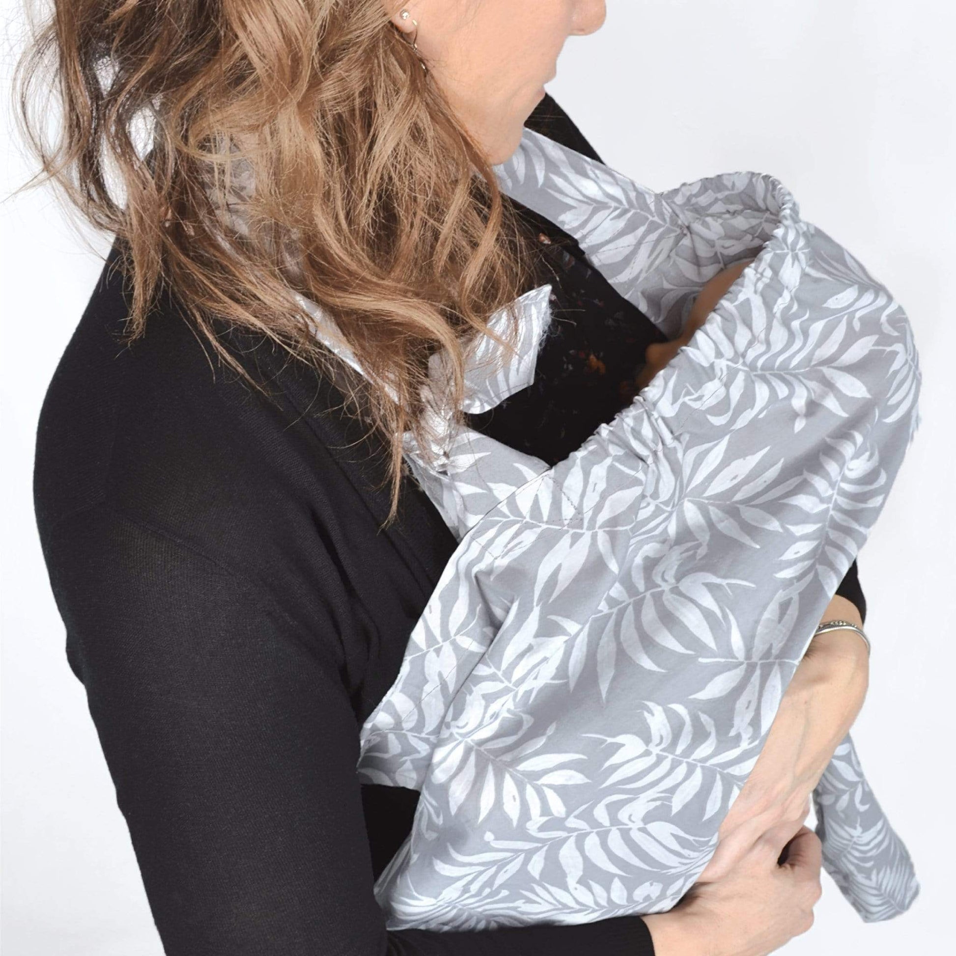 Couvre-allaitement Respirant - Grande Taille 95x75 Cm - Multifonction (poussette, Protection Soleil) - 100% Coton - 6
