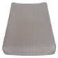 Cotton muslin change pad cover - taupe