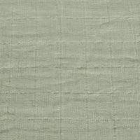 Couverture mousseline de coton - Kaki