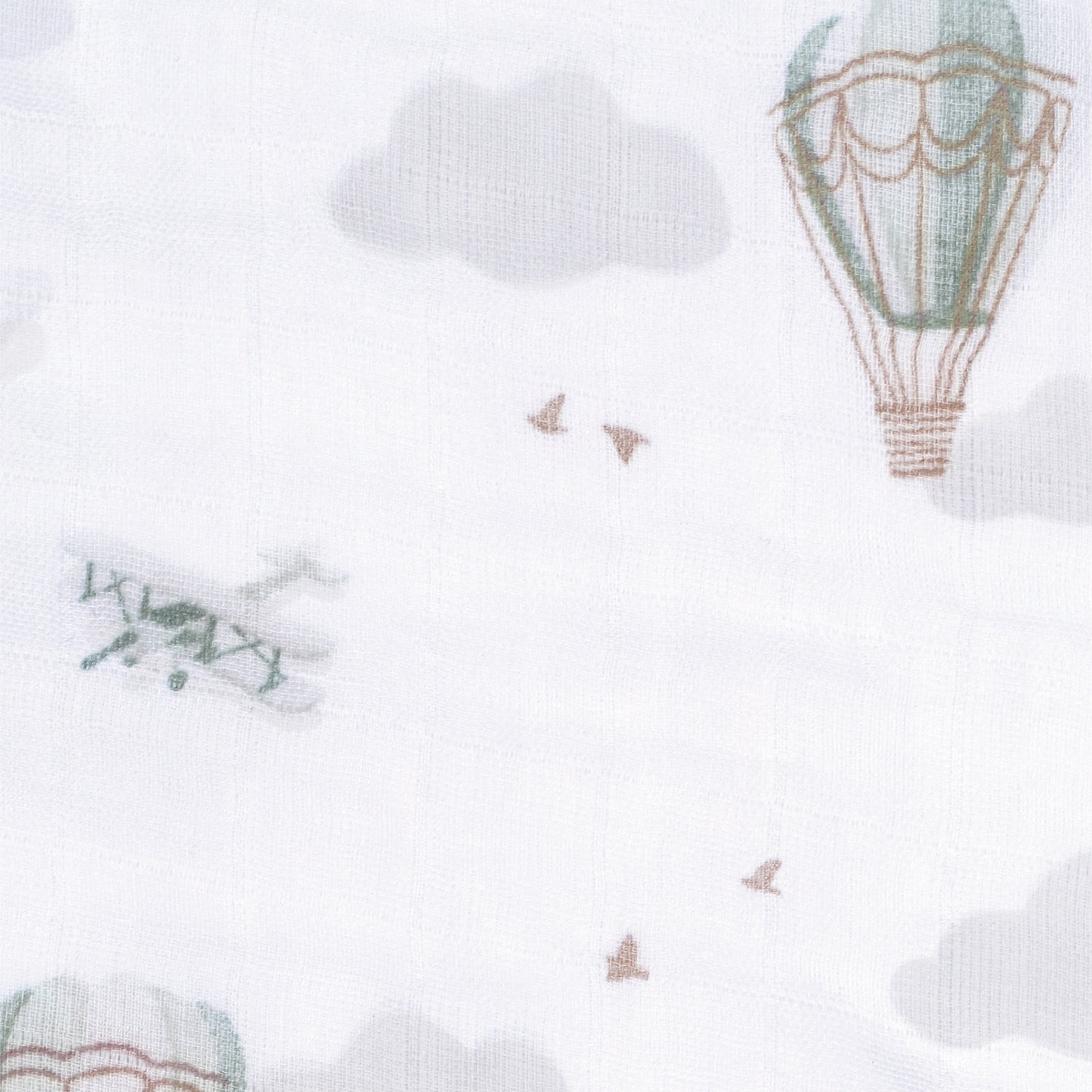 Cotton muslin swaddle - Balloons