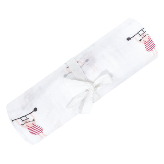 Cotton muslin swaddle - Circus