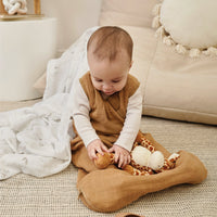 Cotton muslin sleep sack - Honey (0.7 tog)