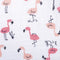 Cotton muslin sleep bag - Flamingos (0.7 tog)