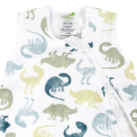 Cotton muslin sleep sack - Brachiosaurus  (0.7 tog)