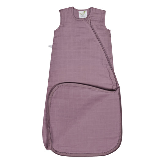Sac de nuit 4 épaisseurs en mousseline de coton - Prune (1.5 tog)
