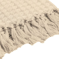 Organic cotton throw blanket  - Curry