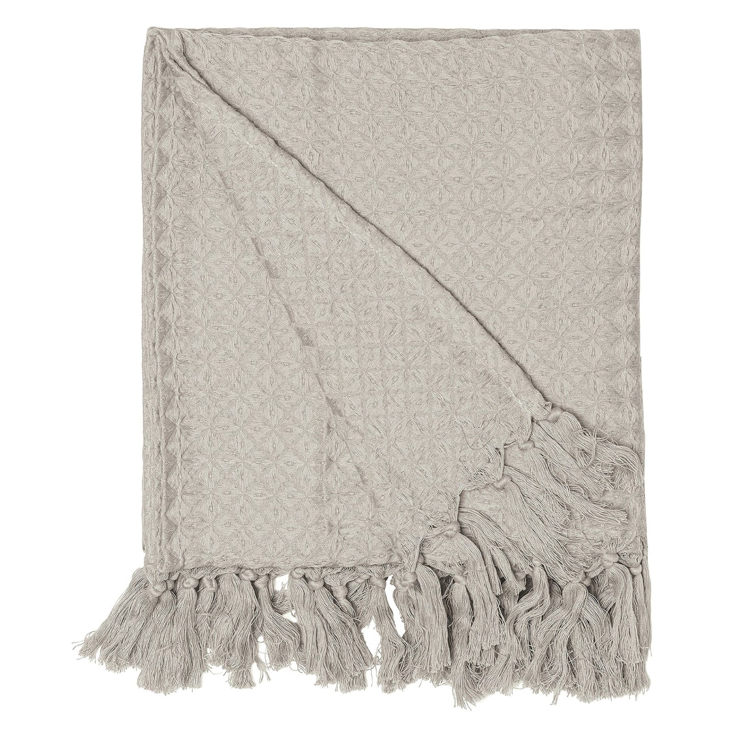 Organic cotton throw blanket - Sesame