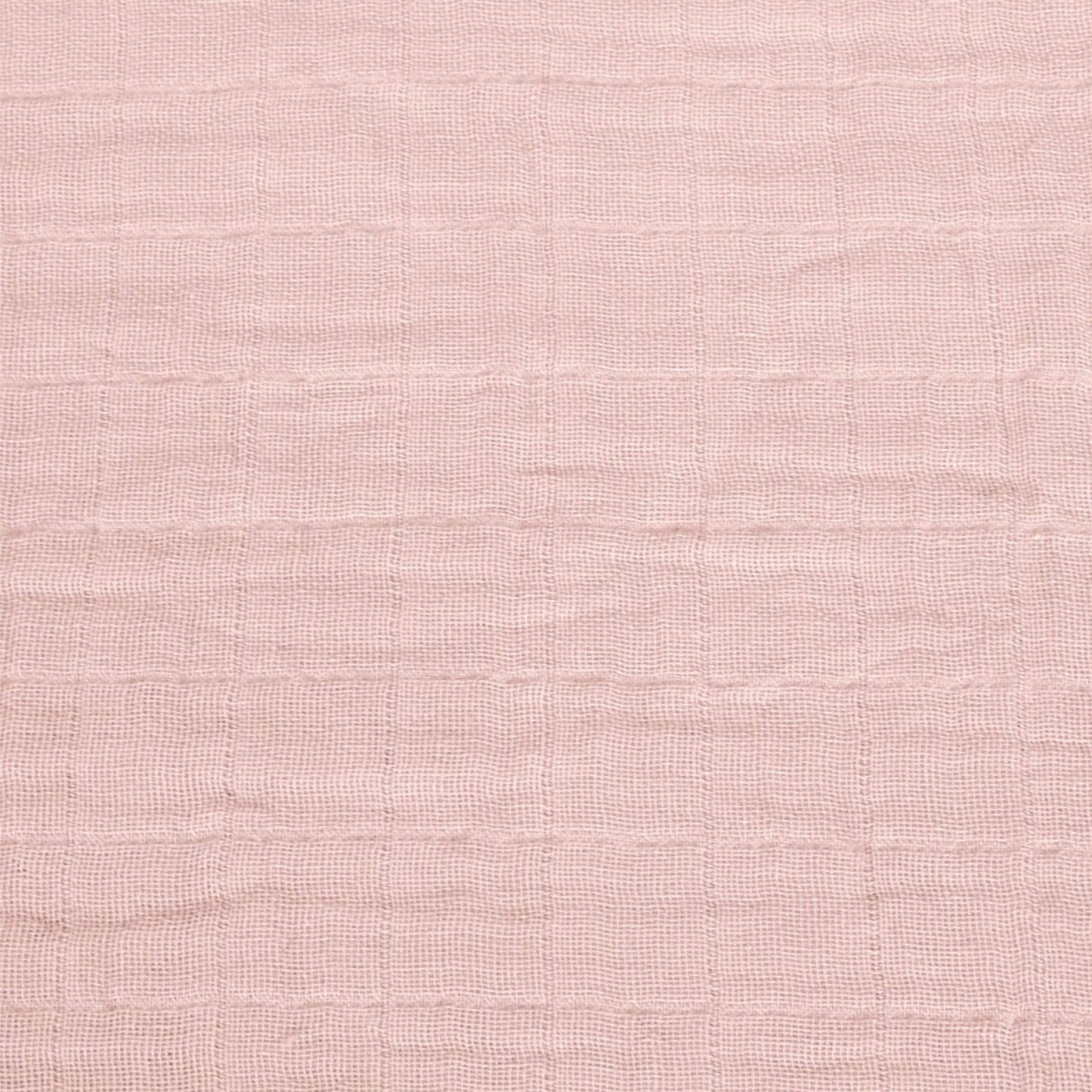 Drap contour en mousseline de coton - rose