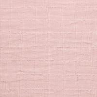 Drap contour en mousseline de coton - rose