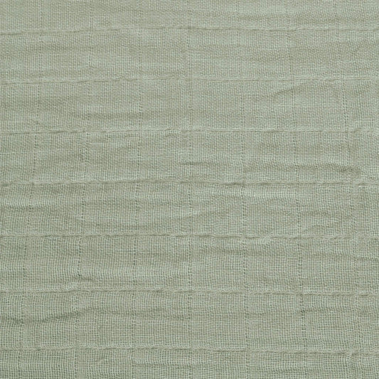 Cotton muslin change pad cover - kaki