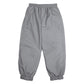 Pantalons mi-saison pour enfants - doublure taffeta gris