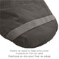 Baby car seat cover for winter - Charbon Textured