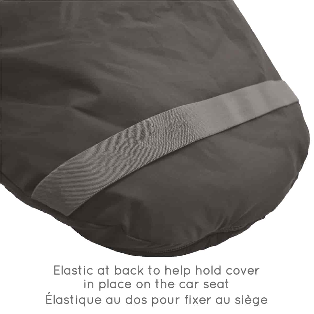 Baby car seat cover for winter - Gray