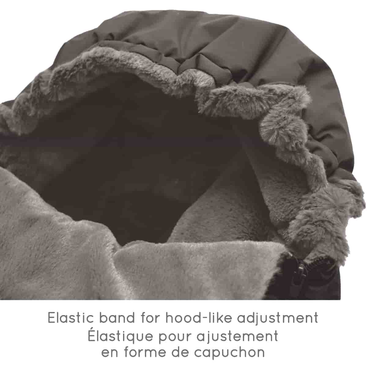 Infant winter bunting bag - Gray
