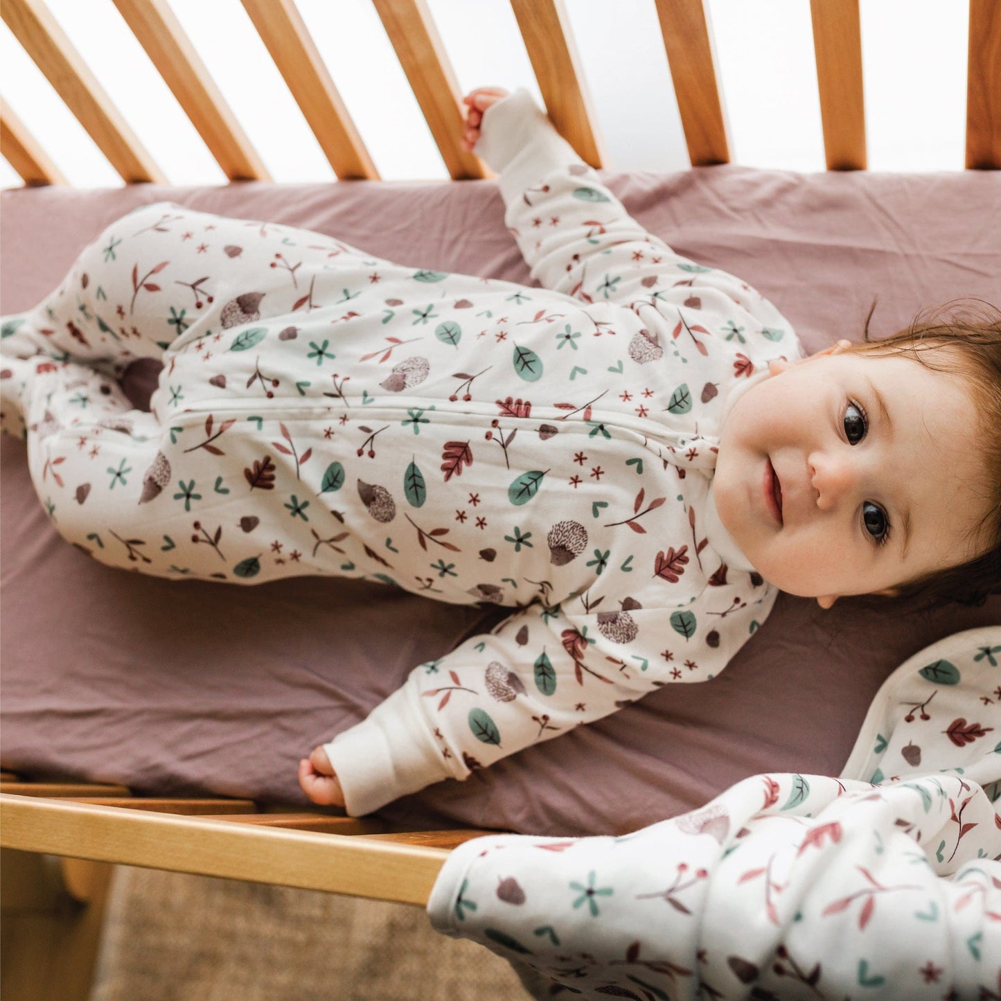 Pyjama pour bébé en bambou - Hérissons